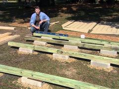 How to build a shed foundation