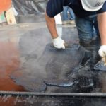 Bitumen waterproofing of buildings and structures