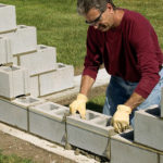 The easiest way of building a glass block wall with your own hands