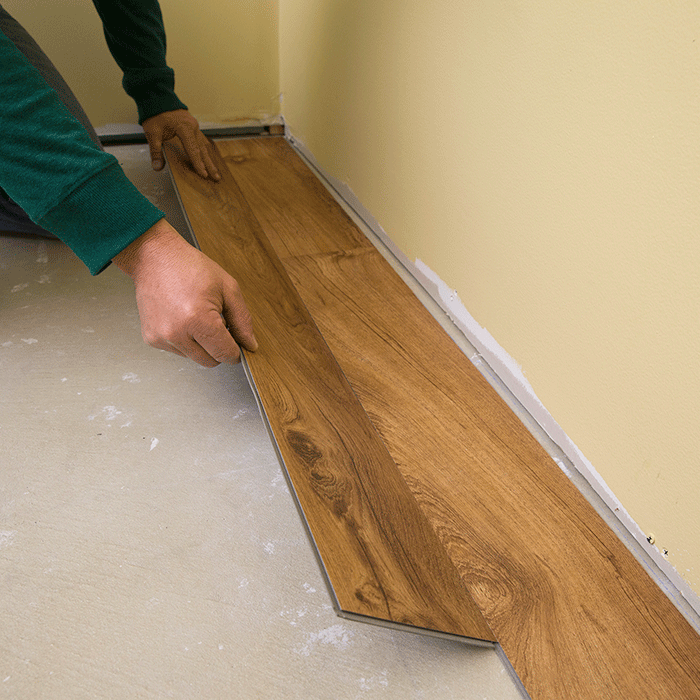 Installing Vinyl Plank Flooring Of, How To Install Snap In Vinyl Flooring