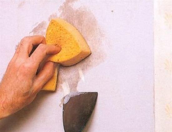 How to remove wallpaper glue from the walls – the fastest and easiest ways