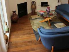 Bamboo floors in the interior