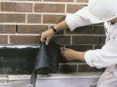 Waterproofing of masonry rolled materials