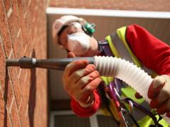 Cavity wall insulation