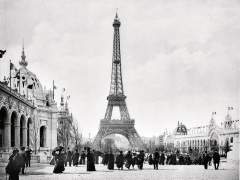 The Eiffel tower in 1889