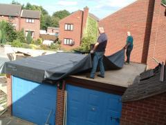 How to build a flat roof