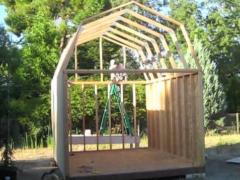 How to build a gambrel roof