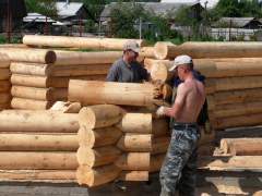 How to build a log cabin with inner pleasure process?