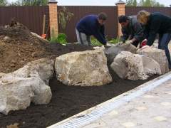 How to build a rockery