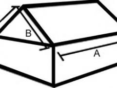 How to calculate roof square