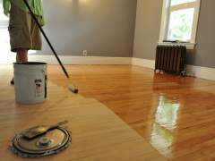 How to cover parquet lacquer