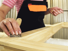 How to make a wooden window frame