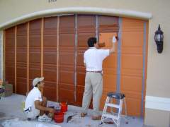 How to paint a garage door