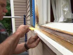How to replace rotted window sill