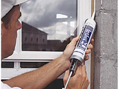 Use polyurethane sealants to insulation of Windows