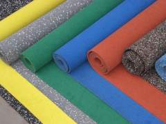 Colors rubber linoleum