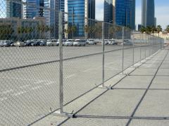 Mobile fence on the streets