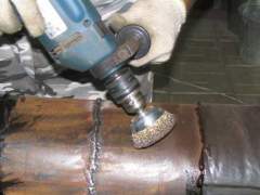 Preparation of metals for painting by mechanical means