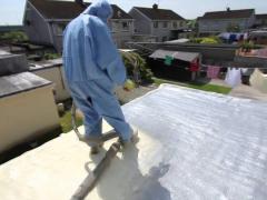 Roof insulation with special foam