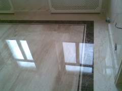 Floor finishing marble