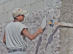 Cement plaster for waterproofing