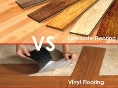 Compare vinyl and laminate