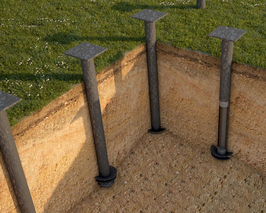 All important nuances of screw pile foundations